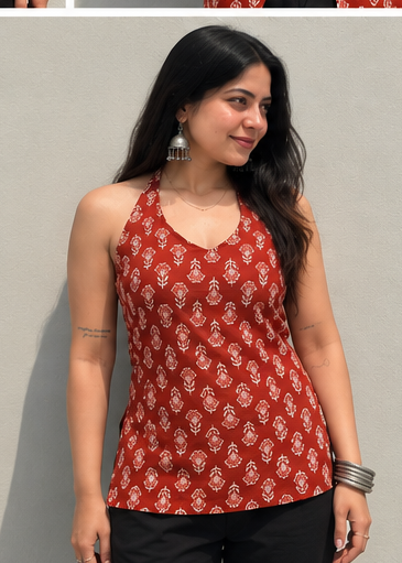Kali Halter Neck Kurti